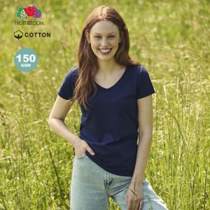 1327 Camiseta Mujer Color Iconic V-Neck